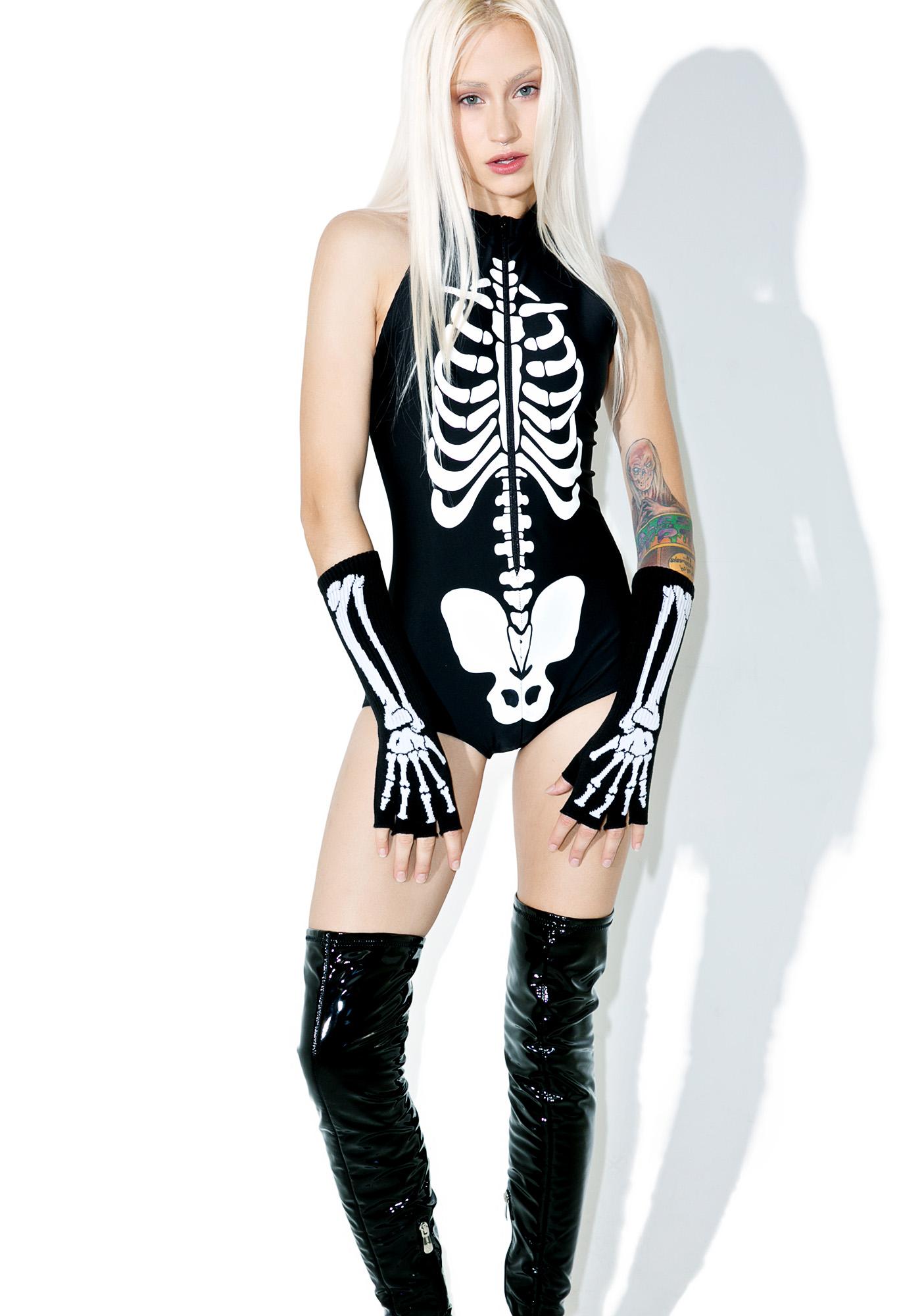 Dolls Kill Bad To The Bone Costume.