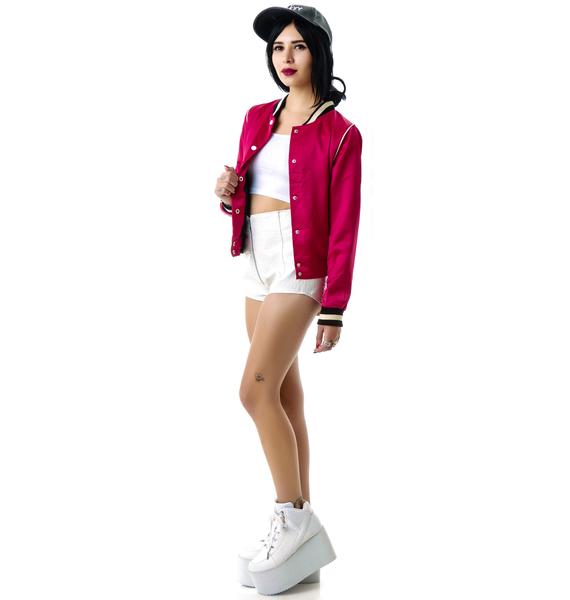 Pink Ladies Varsity Jacket Dolls Kill