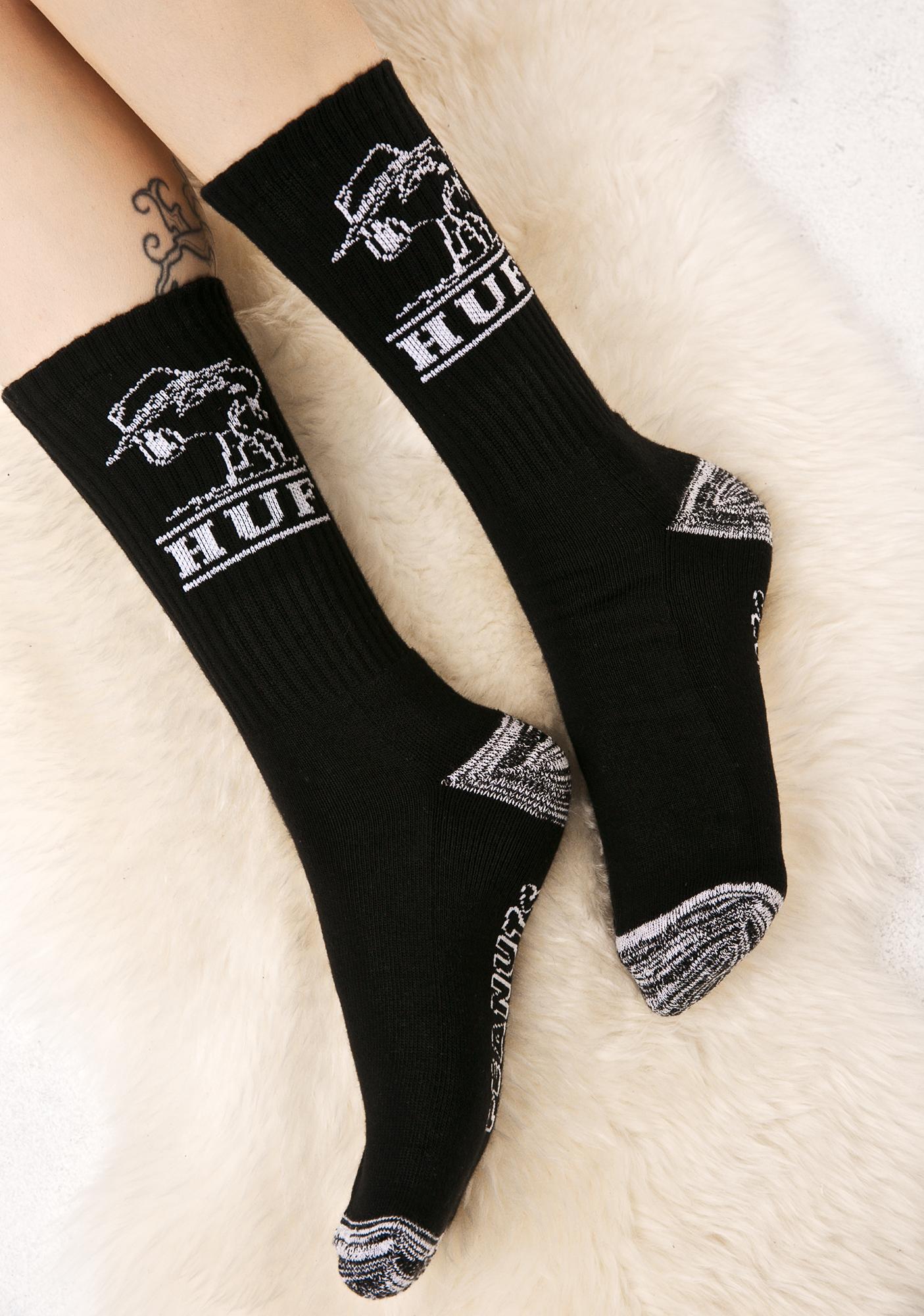 HUF Spike Crew Sock | Dolls Kill